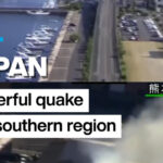 Powerful quake hits southern Japan