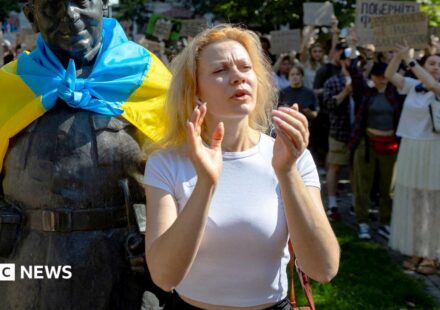 Protests in Ukraine's cities against Zelensky's removal of defence minister Fedorov