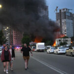 Russian missile and drone strikes kill 24 in Kyiv ahead of NATO summit