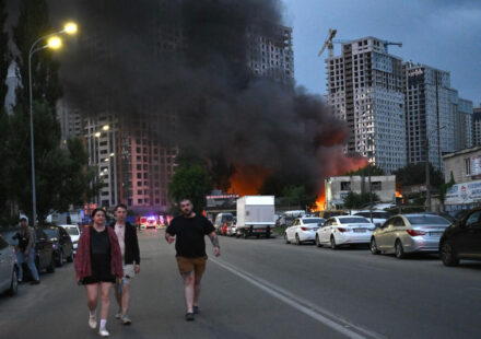 Russian missile and drone strikes kill 24 in Kyiv ahead of NATO summit