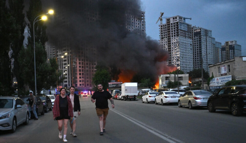 Russian missile and drone strikes kill 24 in Kyiv ahead of NATO summit