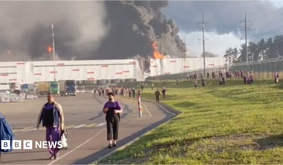 Russian online retail warehouses hit by deadly Ukrainian strikes