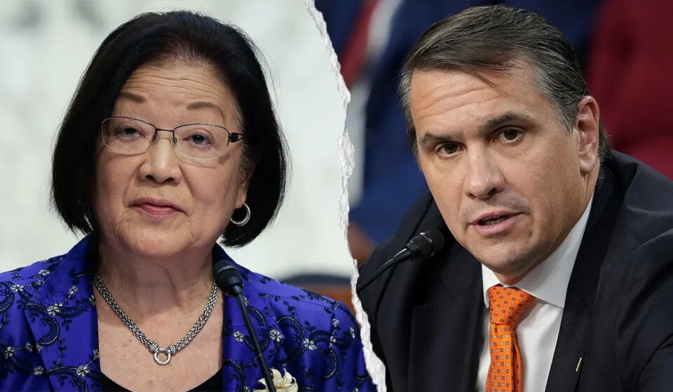 Sen. Mazie Hirono mocked for sexual harassment questions at hearing