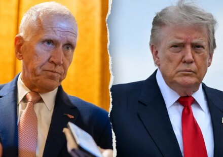 Sen Thom Tillis brushes off Trump threat over Todd Blanche AG vote