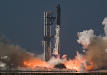 SpaceX launches massive Starship rocket in first test flight since IPO