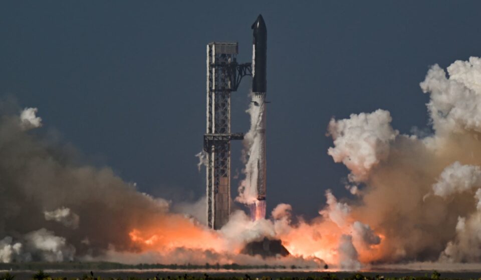 SpaceX launches massive Starship rocket in first test flight since IPO