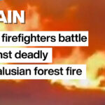 Spain: Deadly wildfire roars through southern Spain