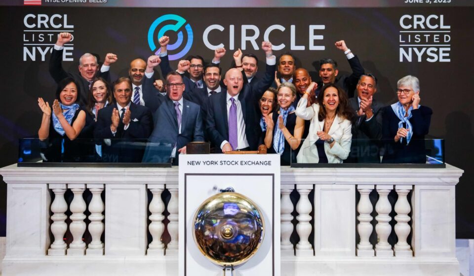 Stablecoin issuer Circle just got the greenlight to operate as a bank. The shares are up 7%