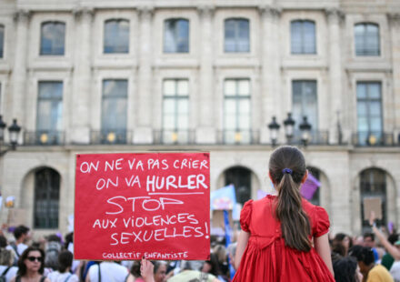 Tens of thousands rally in France for a comprehensive law to fight sexual violence