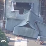 The moment Tuesday's powerful earthquake hit Japan