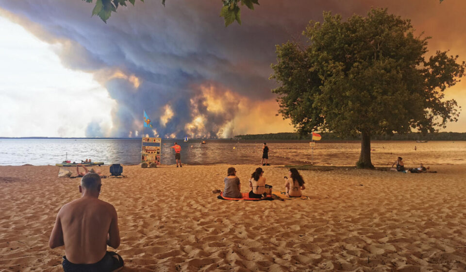 The week in pictures: Wildfires rage in Europe, youth protests rock India and UK names new PM