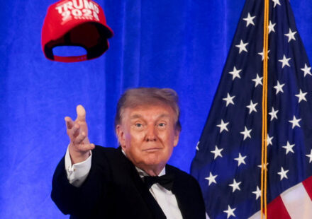 Trump lashes out at 'fake news' and jokes about 2028 presidential run in press gala do-over