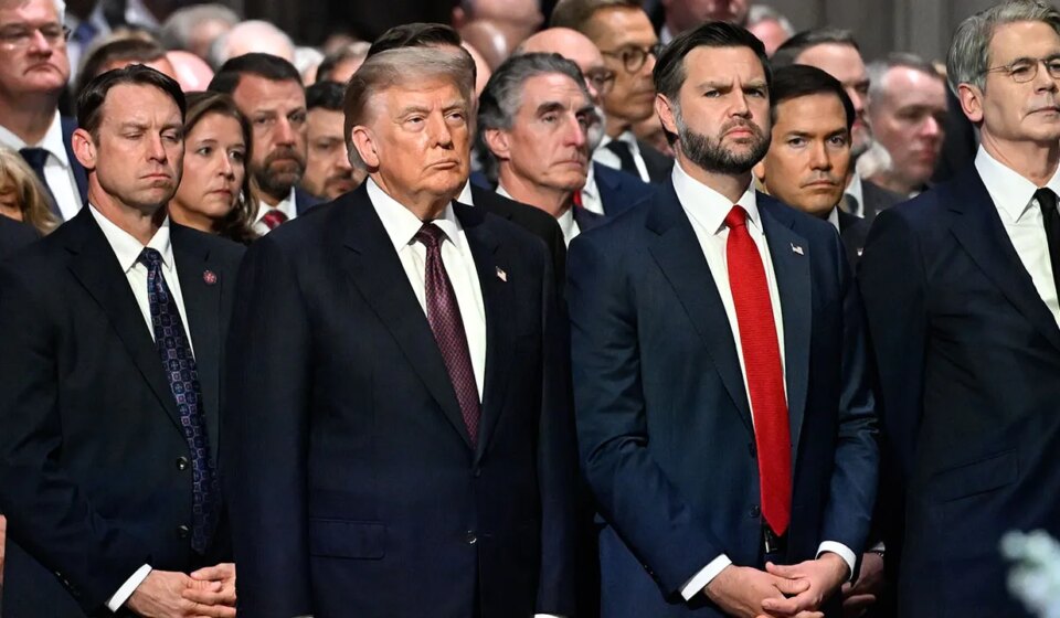 Trump recites Lindsey Graham's phone number during eulogy address