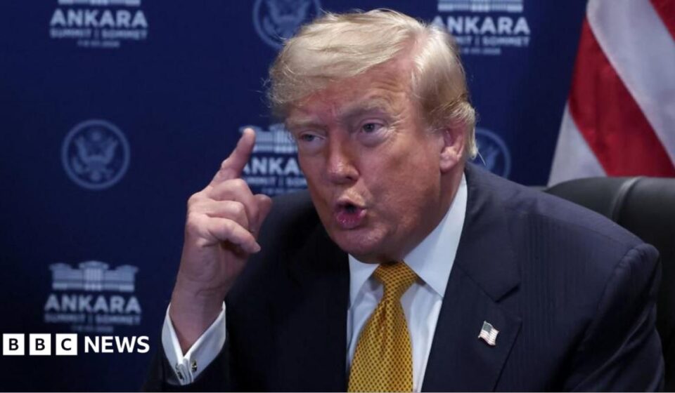 Trump says ceasefire is 'over' after US and Iran trade strikes