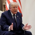 Trump talks Greenland at NATO, says U.S. could pull troops from Europe