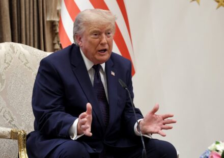 Trump talks Greenland at NATO, says U.S. could pull troops from Europe