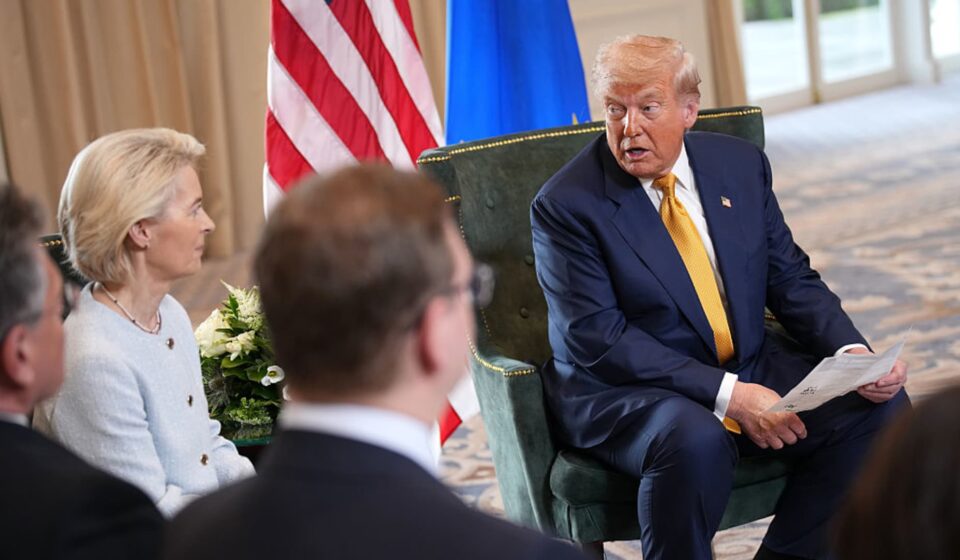 Trump threatens EU tariffs over U.S. tech giant fines