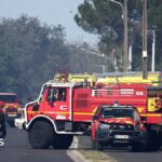Two French firefighters die tackling blaze near Bordeaux airport