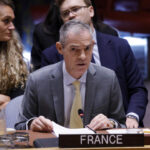 US walks out of UN Security Council meeting as France condemns rights vote