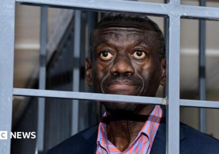 Ugandan opposition leader Kizza Besigye in ICU after collapsing in court, his wife says