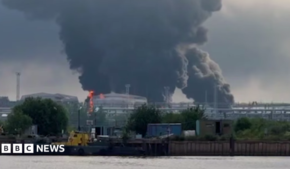 Ukraine hits major oil terminal in Russia's St Petersburg
