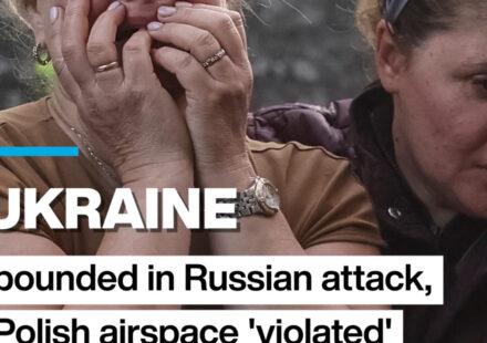 #Ukraine pounded in Russian attack, Polish airspace 'violated'