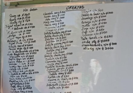 Una pizarra basta para entender la inflación en Cuba