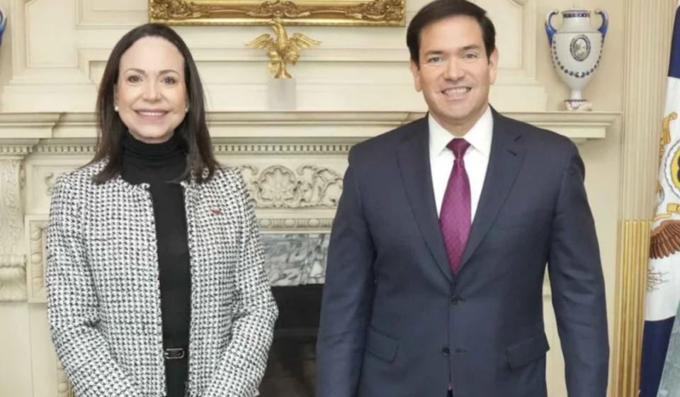 Venezuela: Rubio dice que Machado "puede tener un rol" en la reconciliación