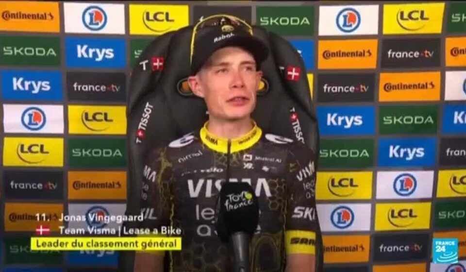 Vingegaard takes yellow jersey as Tour de France begins in Barcelona