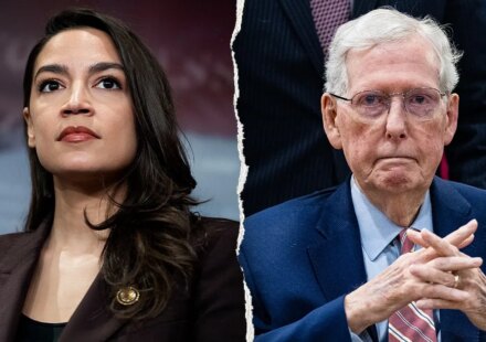 WATCH: AOC unloads on McConnell's prolonged absence as Republicans defend him