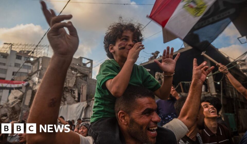 Watch: Football fans in Gaza watch World Cup match from rubble