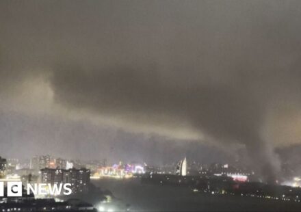 Watch: Moment rare tornado lashes central Chinese cities