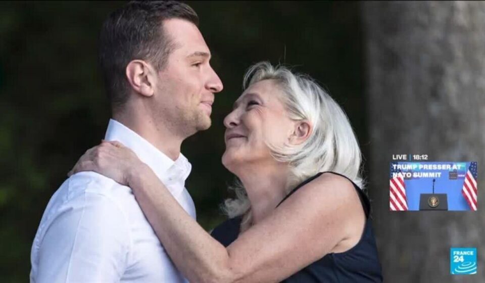 What does Le Pen's presidential bid mean for relationship with Bardella?