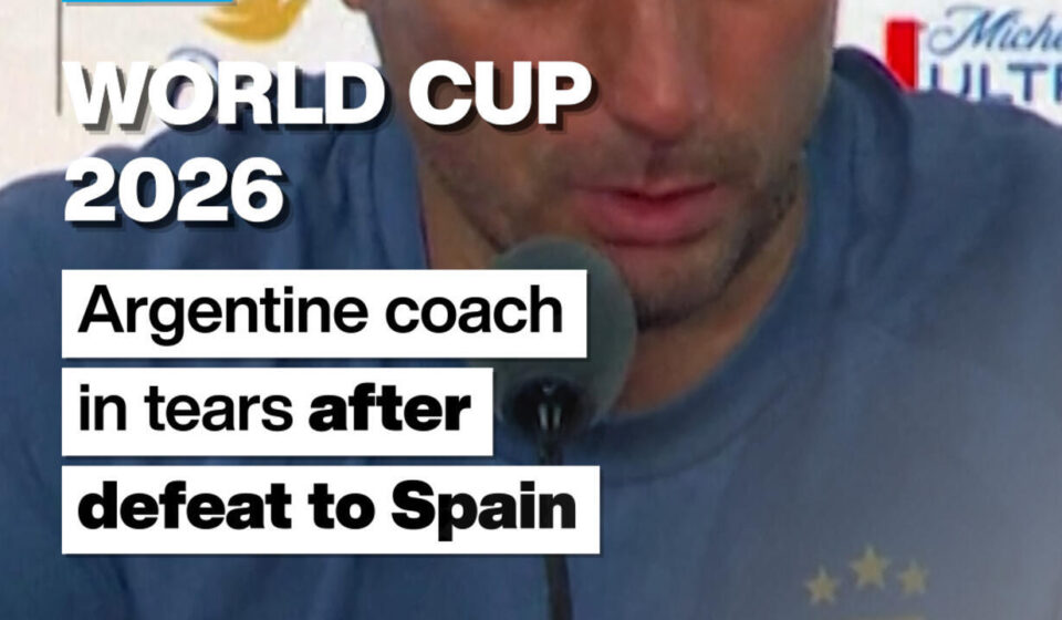 World Cup 2026: Argentine coach in tears after defeat to Spain
