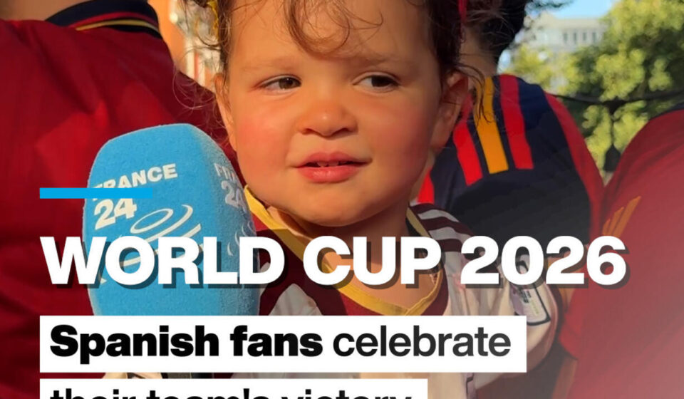 World Cup 2026: Spanish fans celebrate their team's victory in New York