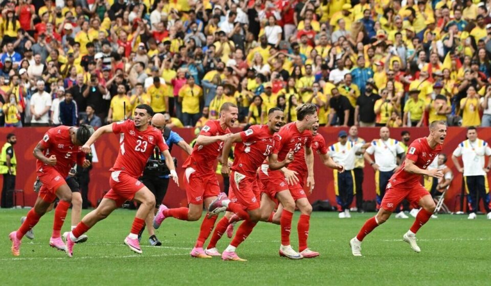 World Cup 2026: Switzerland beat Colombia on penalties to set up Argentina quarter-final