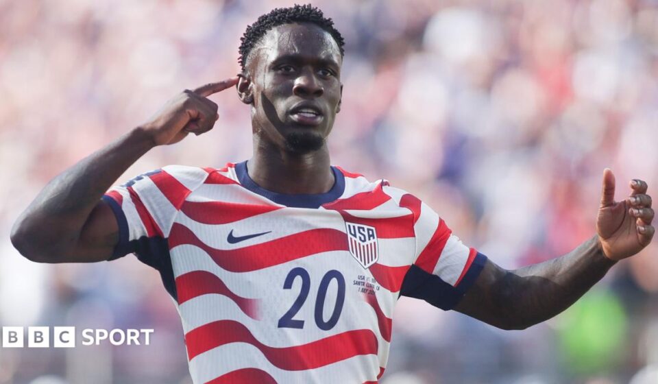 World Cup 2026: US striker Folarin Balogun's one-game red card ban suspended by Fifa
