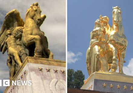 Worth $5m? Visitors react to renovated Washington horse statues