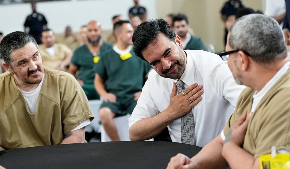 Zohran Mamdani blasted for visiting Rikers Island World Cup party