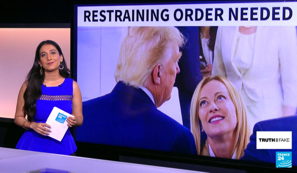 ‘Restraining order needed’: Trump shares doctored Meloni meme to reignite feud - Truth or Fake