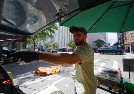 38-year-old runs a mobile pizzeria out of his Smart car in New York City