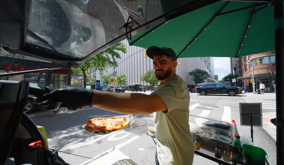 38-year-old runs a mobile pizzeria out of his Smart car in New York City