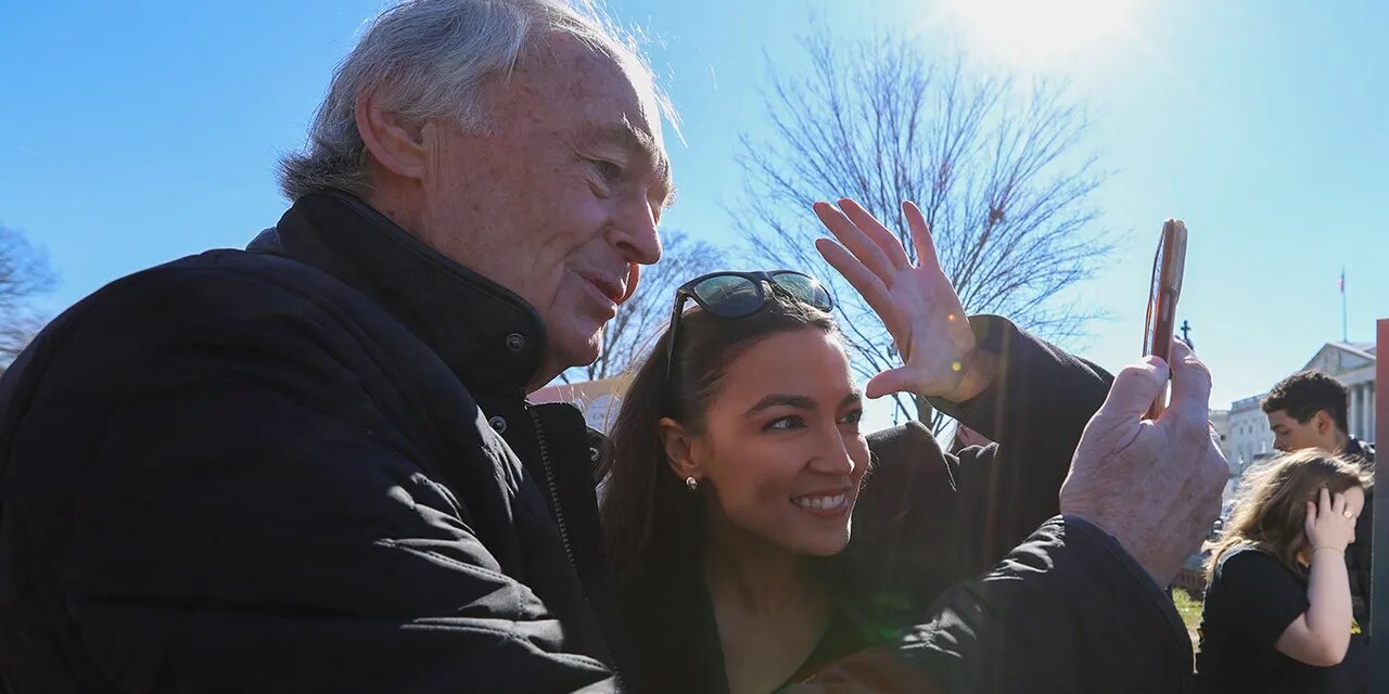 AOC endorses Markey as incumbent faces primary challenge from Moulton