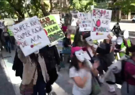 Argentines march on Peter Thiel's mansion