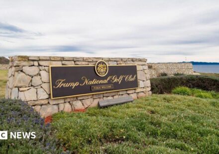 Armed man arrested at Trump's golf course ahead of president's visit