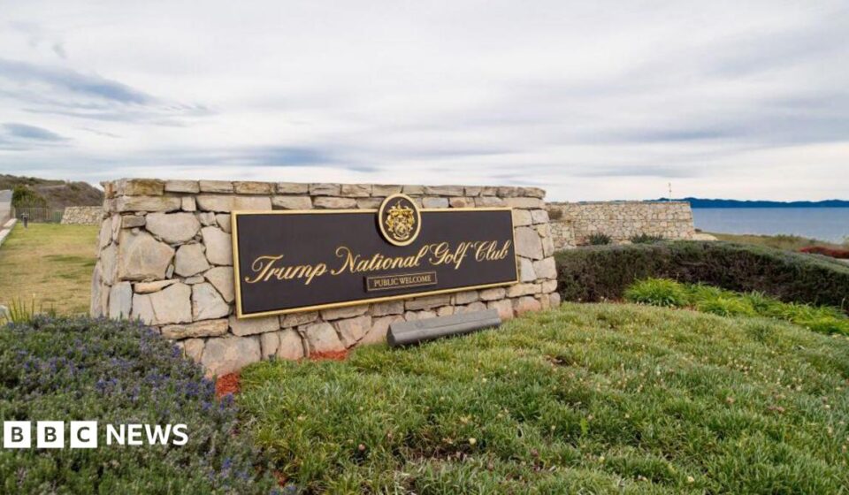 Armed man arrested at Trump's golf course ahead of president's visit