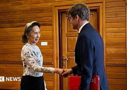 Aung San Suu Kyi: Myanmar military releases photo of detained former leader