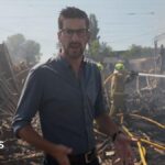 BBC visits smouldering Kyiv market after Russian strikes