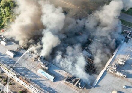 Back-to-back Russian drone strikes kill 14 people in Ukraine shopping centre