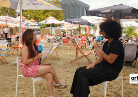Backstage at Rock en Seine 2026 with up-and-coming British singer Sekou - arts24